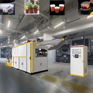 Used Plastic Cup Making Machine - Second-hand Thermoforming Equipment for Disposable Cups & Containers, CE Certified