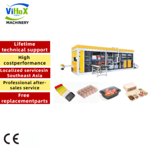 3 Station Thermoforming Machine - CE Certified Plastic Equipment for Food Packaging & Blister Manufacturing