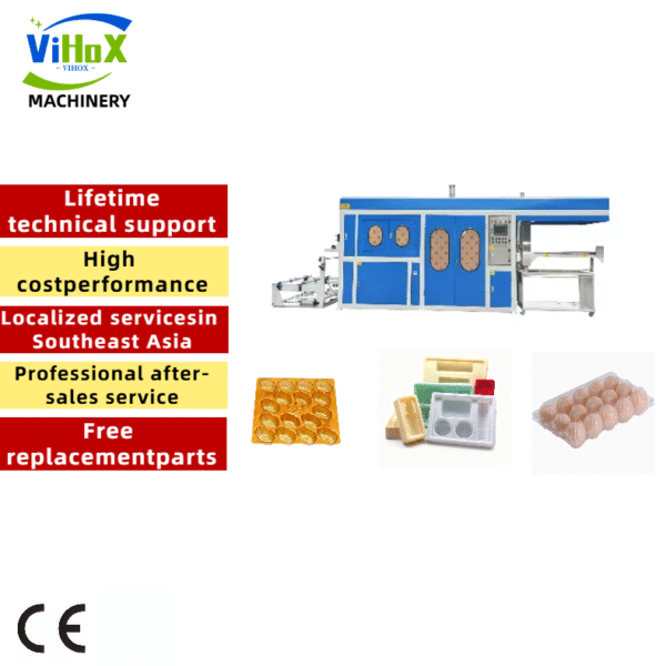 Plastic Vacuum Forming Machine - CE-Certified Equipment for Food Container & Tray Production