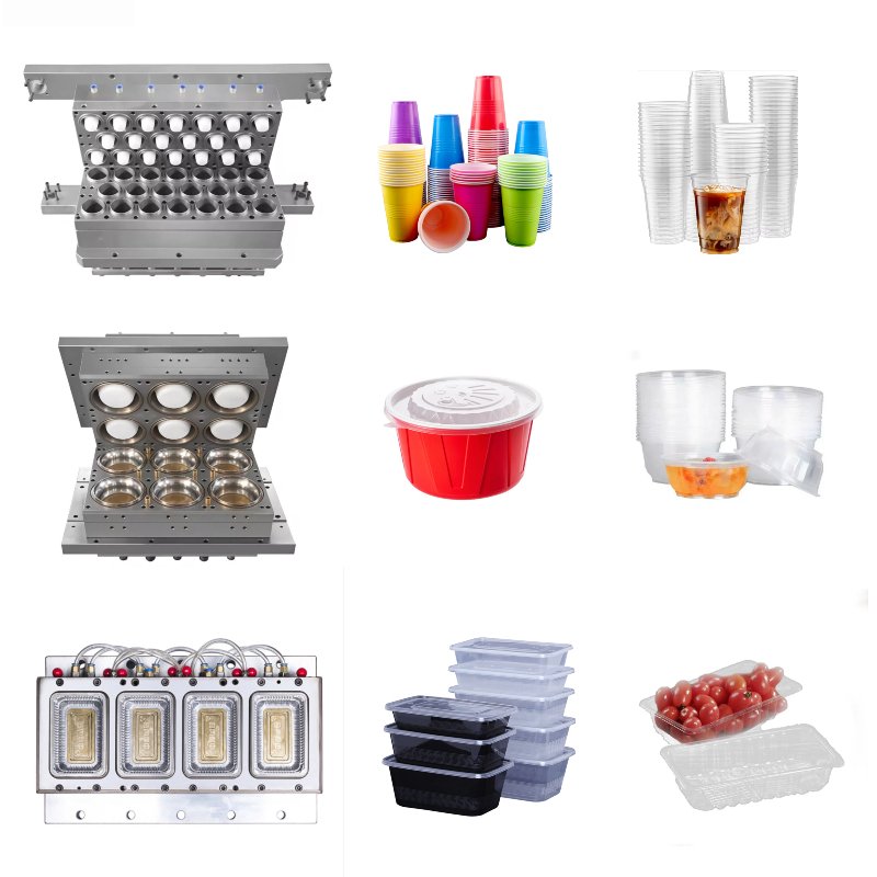 Plastic Vacuum Forming Machine - Multiple Products via Custom Molds (Trays, Containers, etc.)