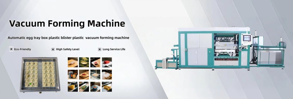 Automatic Egg Tray Box Plastic Vacuum Forming Machine: Eco-Friendly, High Safety (Equipment & Product Displays)
