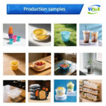 Plastic Cup Making Machine Produced Products - Various Food Containers Including Cups, Bowls, Trays