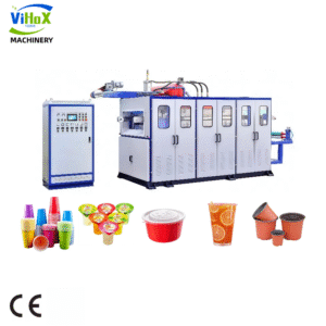 CE Certified Plastic Cup Making Machine - International Shipping & Versatile Cup Production