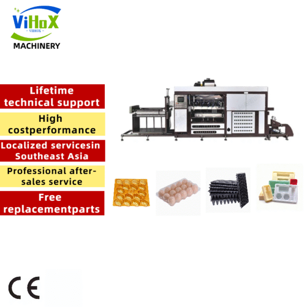 Plastic Vacuum Forming Machine - CE-Certified Equipment for Food Container & Tray Production