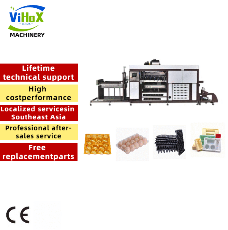 Plastic Vacuum Forming Machine - CE-Certified Equipment for Food Container & Tray Production