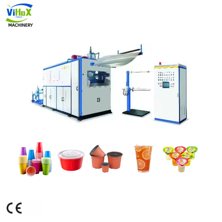 Plastic Cup Making Machine - Automatic Production Line for Food Containers (CE Certified)