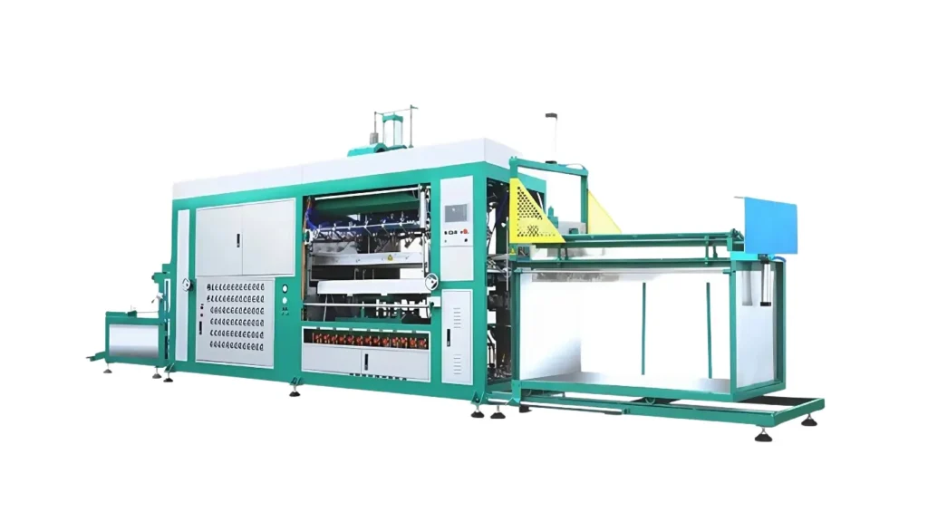 Automatic Vacuum Forming Machine for Plastic Food Trays and Packaging Containers