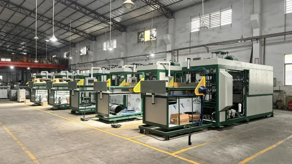 Vacuum Forming Machine Manufacturing Workshop at ViHoX Machinery Factory