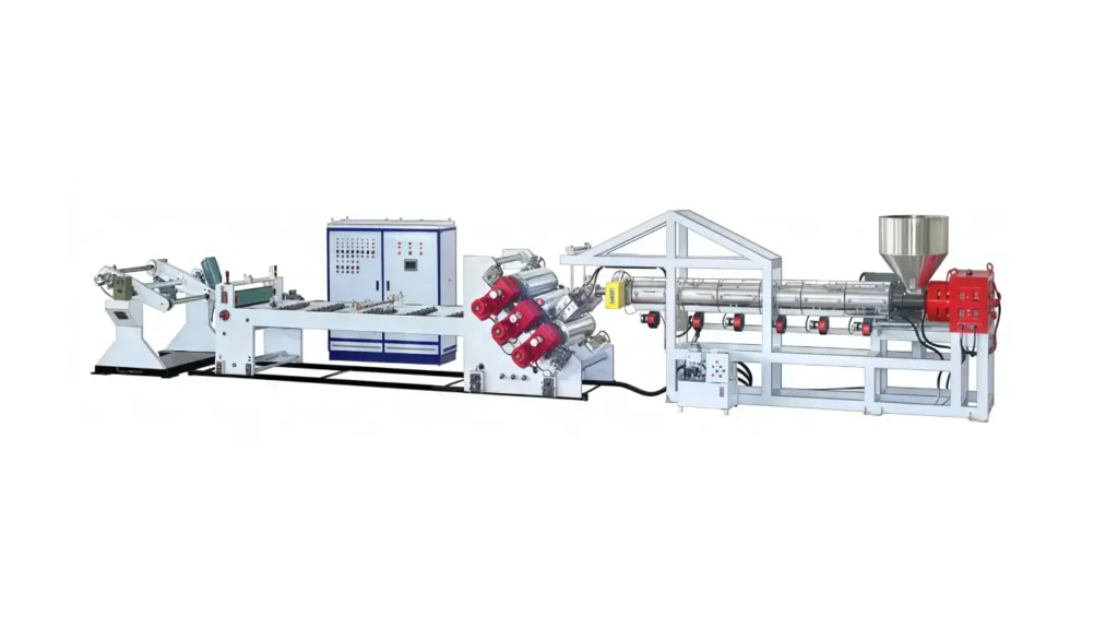 PP PS PET Plastic Sheet Extrusion Line for Cup and Food Container Production