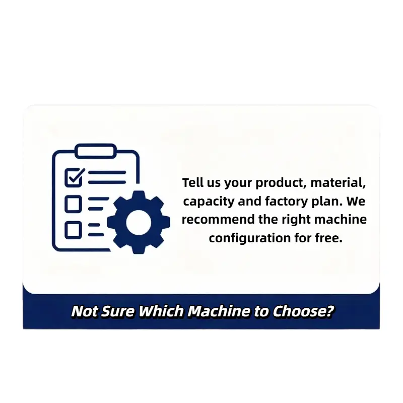 Free Machine Selection And Configuration Support For Plastic Packaging Production