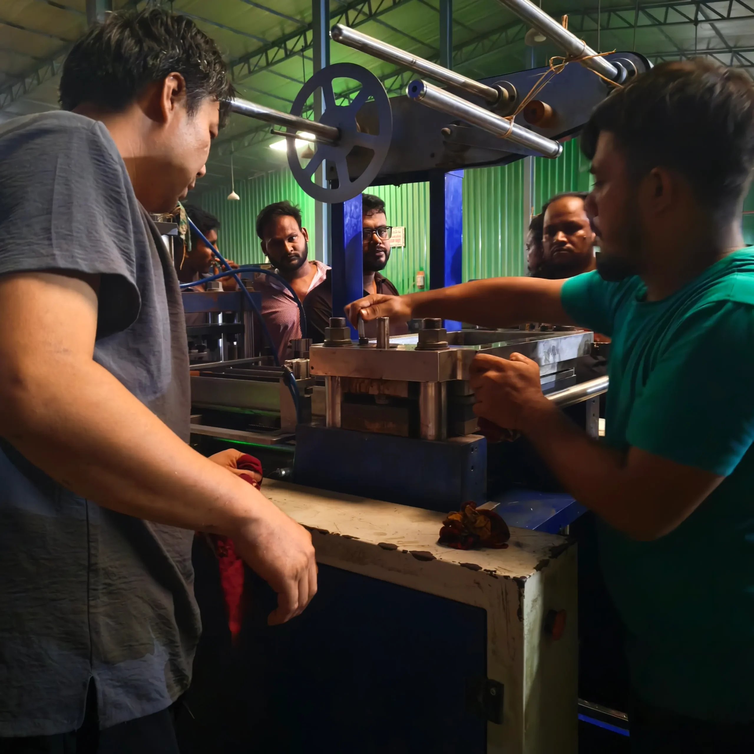 Machine installation case photo