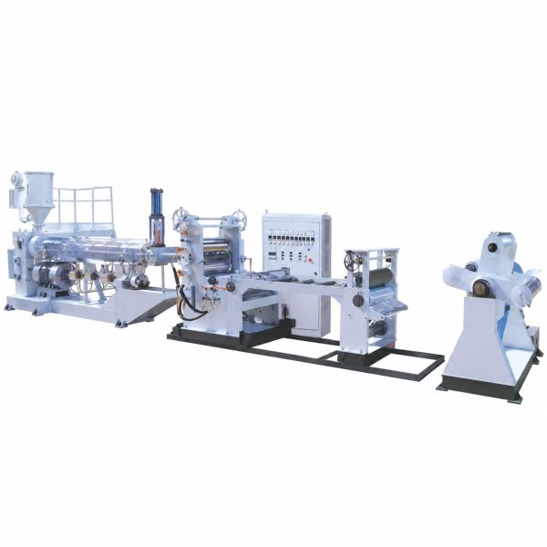 VihoX 120 PP and PS single-screw sheet extrusion line equipped with melt metering pump