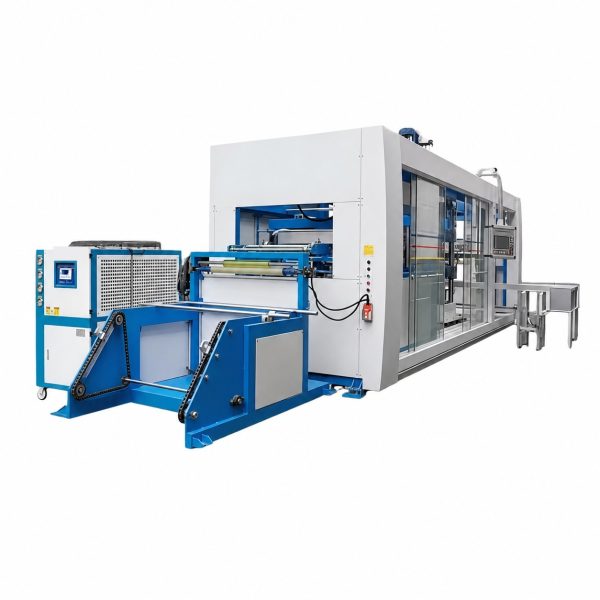 VihoX 710×520 positive and negative pressure 3-station thermoformer, entry model of the 710 mm platform