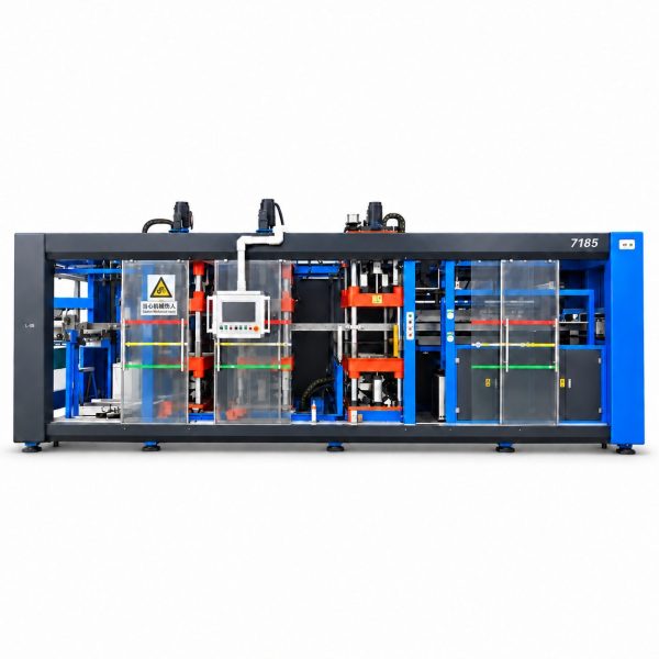 VihoX 710x850 positive and negative pressure 3-station thermoformer, large-format model