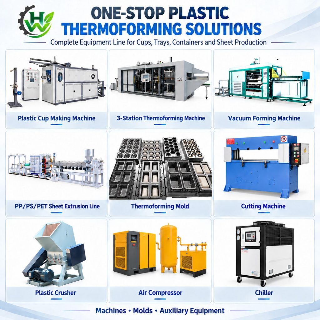 One-stop plastic thermoforming turnkey production line solutions by VihoX