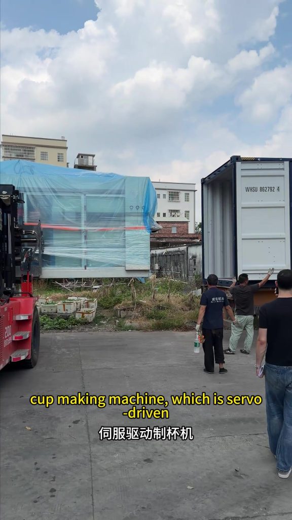 VihoX Thermoforming Machine 40HQ Container Rigging & Loading
